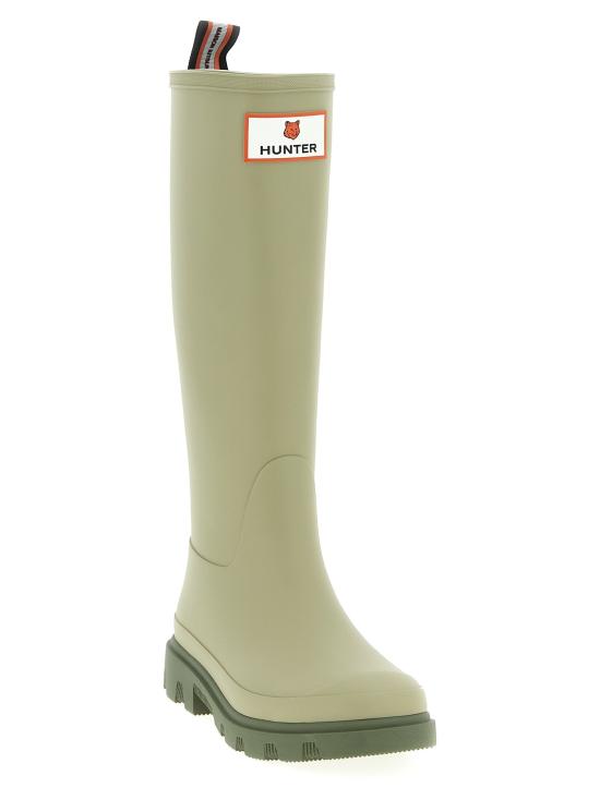 25FW 메종키츠네 메종키츠네 X 헌터 다운포어 톨 레인부츠 HFRU00302520397 - MAISON KITSUNE