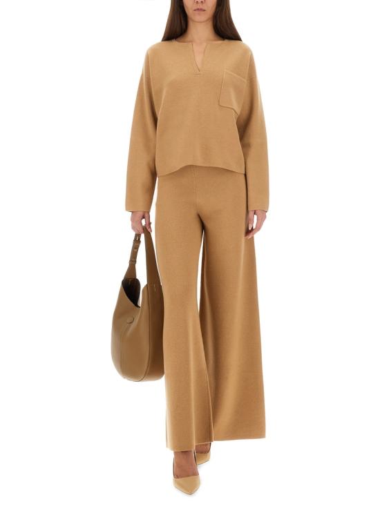  막스마라 스트레이트 팬츠 2521336012600 021005 BEIGE - MAX MARA