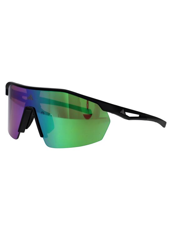 25FW 아디다스 선글라스 SP0115 02Q NERO OPACO VERDE SPECCHIATO - ADIDAS