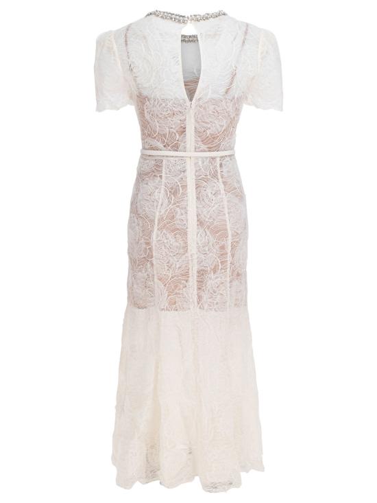 25FW 셀프 포트레이트 원피스 PF25036MCCREAM - SELF PORTRAIT