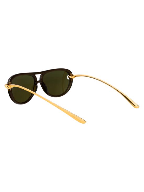 25FW 보테가베네타 선글라스 BV1418S 003 GREEN GOLD GREEN - BOTTEGA VENETA