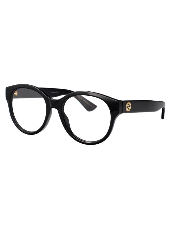 25FW 구찌 안경 GG1580O 001 BLACK BLACK TRANSPARENT - GUCCI