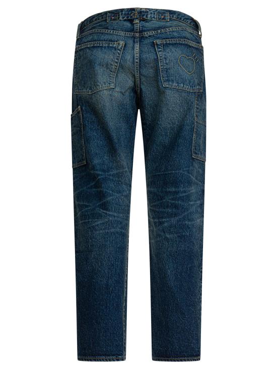 25FW 휴먼메이드 스트레이트 팬츠 HM30PT002INDIGO BLUE - HUMANMADE