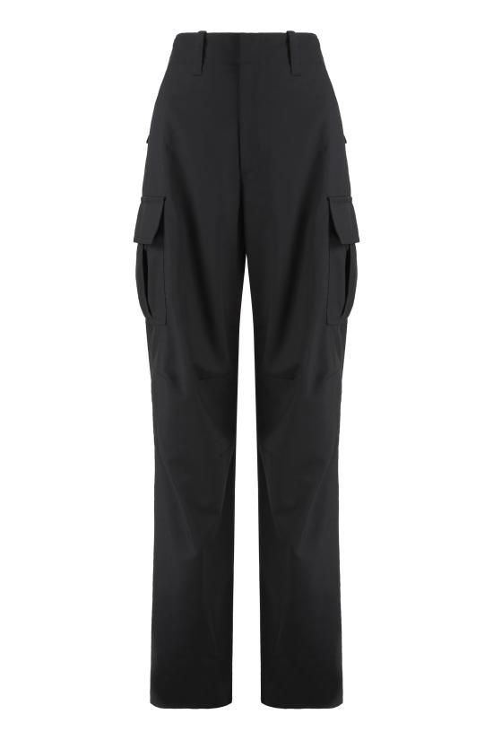 25FW 보테가베네타 스트레이트 팬츠 845972V4XP0 1000 BLACK