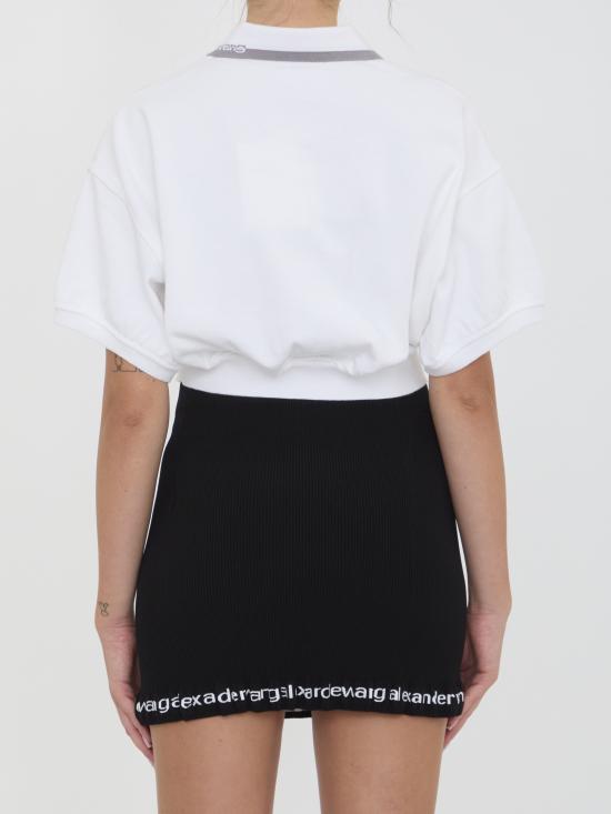 26SS 알렉산더 왕 반팔 티셔츠 4CC12612070 100 WHITE - ALEXANDER WANG