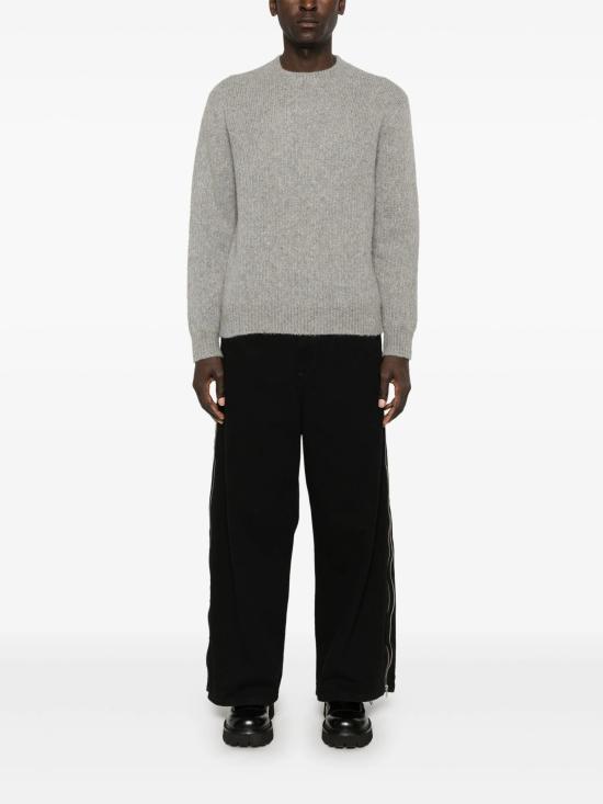 25FW 선플라워 Yak 야크 크루넥 스웨터 3033GREYMELANGE - SUNFLOWER