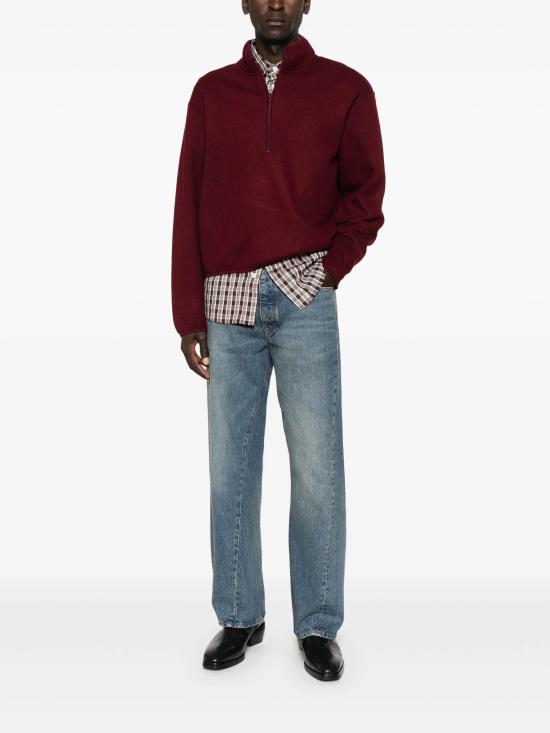 25FW 선플라워 스웨터 2055BURGUNDY RED - SUNFLOWER