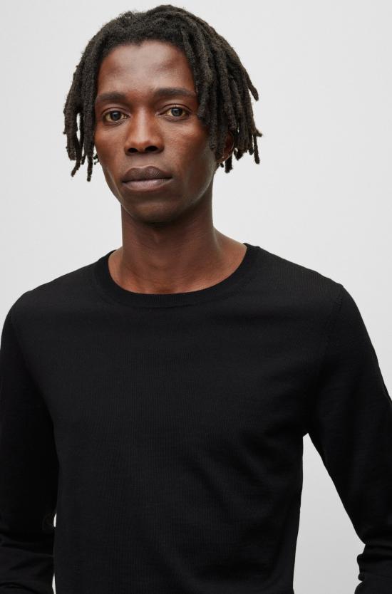 25FW 보스 스웨터 50468239 001 BLACK - BOSS