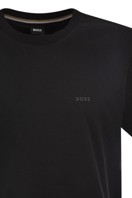 25FW 보스 반팔 티셔츠 50468347 001 BLACK - BOSS