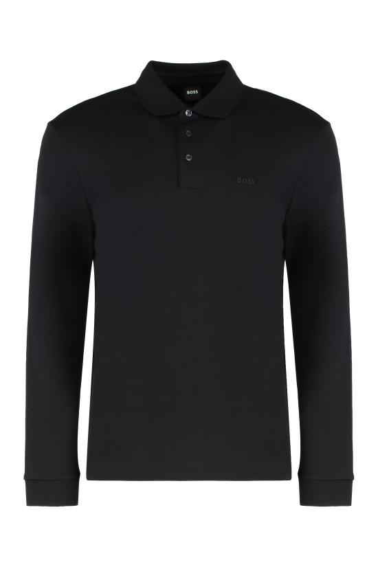 25FW 보스 반팔 티셔츠 50468392 001 BLACK