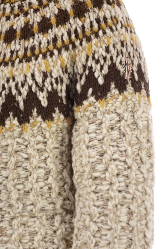 25FW 몽클레어 스웨터 K20989B00013M7948 F01 WHITE - MONCLER