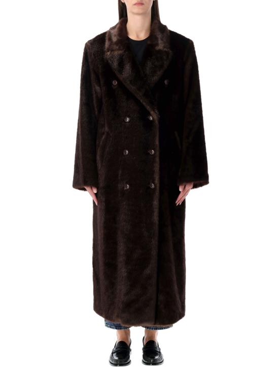 25FW 스탠드스튜디오 무스탕 665509395 87000 BROWN