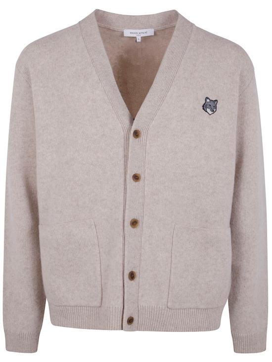 25FW 메종키츠네 폭스 헤드 밀라노 램스울 가디건 PM00510KT1180 0335 NUDE NEUTRALS