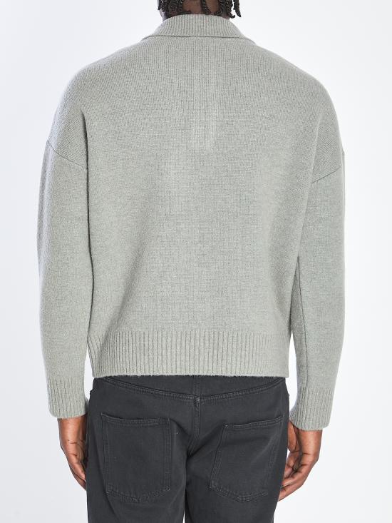 25FW 아미 반팔 티셔츠 UPL408KN0135058 GREY - AMI