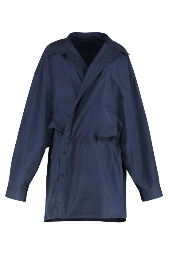 25SS 발렌시아가 미디 원피스 814136TRM174530 blue