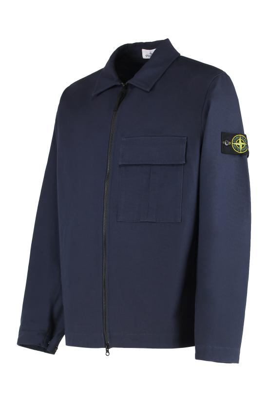 25FW 스톤 아일랜드 긴팔 셔츠 1200010S0164V0026 blue - STONE ISLAND