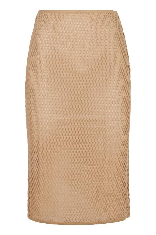 25SS 프라다 미디 스커트 31143SOOO16ND F0065 BEIGE O TAN