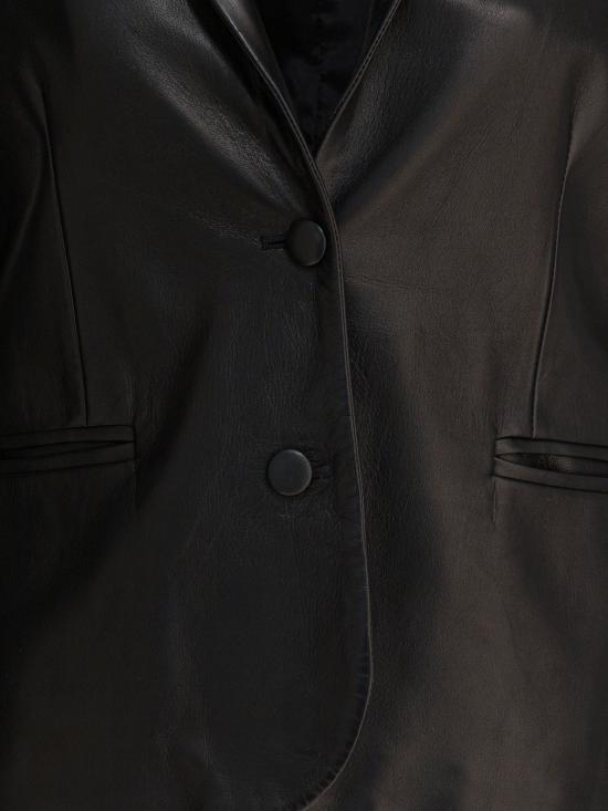 25FW 셈퍼 코트 BLAZERLEATHERBLACK - SEMPER