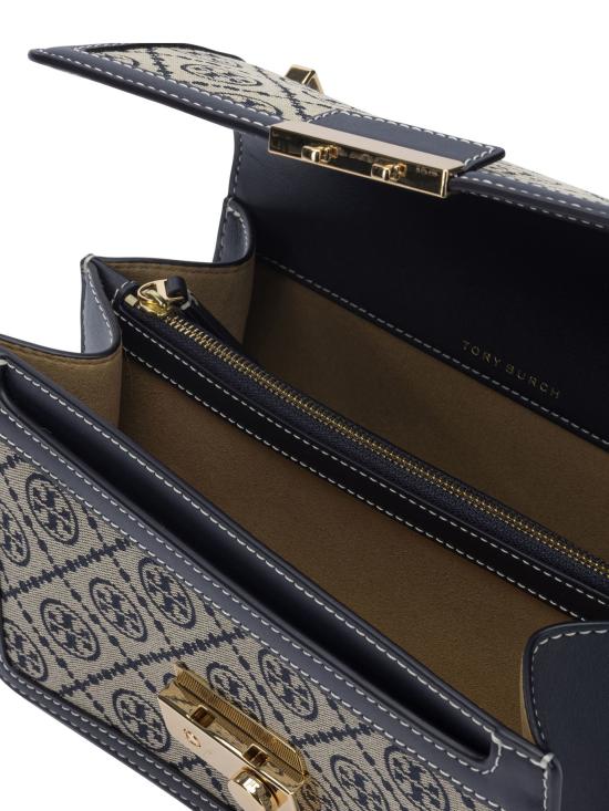 26SS 토리버치 T 모노그램 숄더백 158526405 BLUE - TORY BURCH