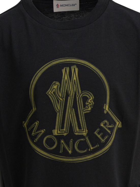 25FW [키즈] 몽클레어 티셔츠 8C0002689AFV999 BLACK - MONCLER