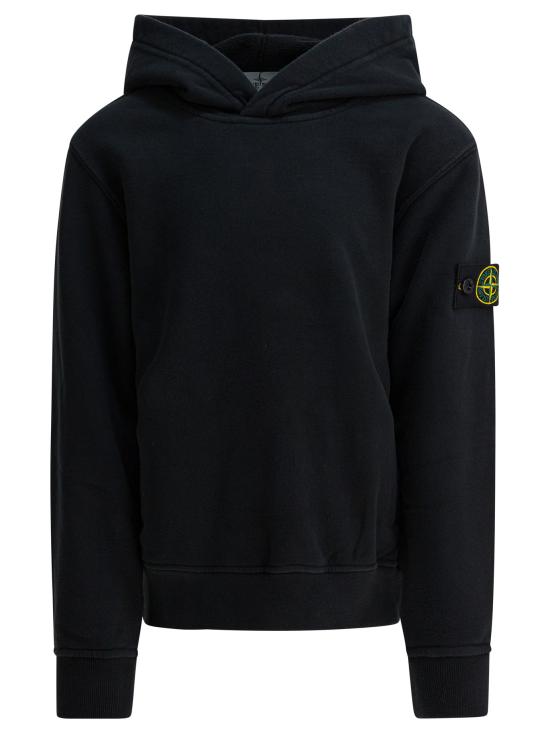 25FW [키즈] 스톤 아일랜드 니트/스웻셔츠 6100004S0A20V0029 BLACK