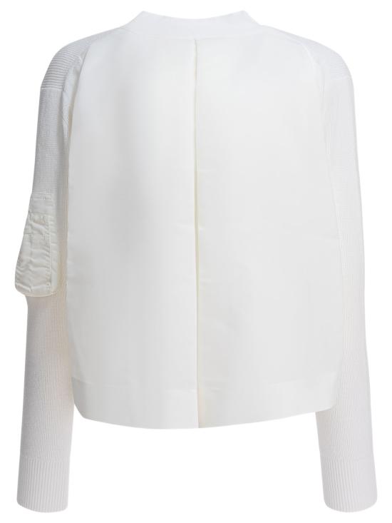 25FW 사카이 스웨터 2508159151 WHITE - SACAI