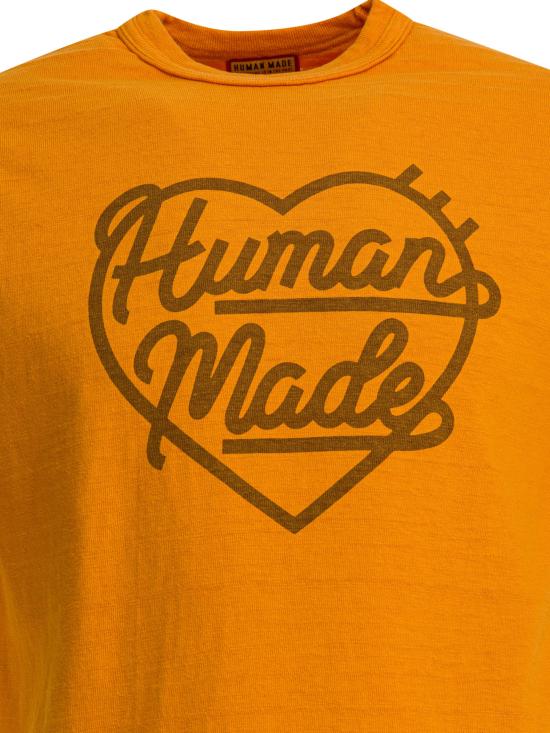 25FW 휴먼메이드 반팔 티셔츠 HM30CS024ORANGE - HUMANMADE