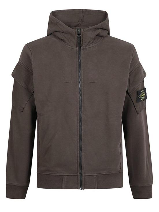 25FW 스톤 아일랜드 후드 티셔츠 6100009S0A20V0062 GRIS