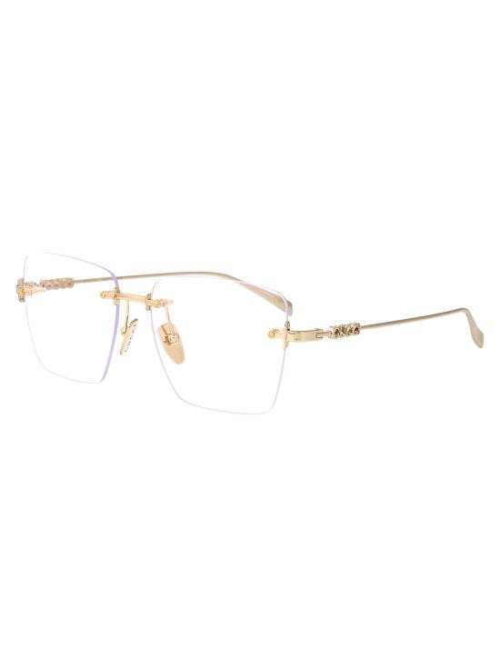 25FW 구찌 안경 GG1938O 001 GOLD GOLD TRANSPARENT - GUCCI