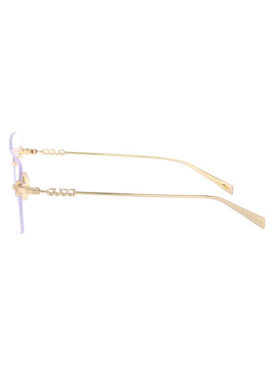 25FW 구찌 안경 GG1938O 001 GOLD GOLD TRANSPARENT - GUCCI