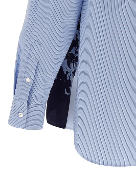 25FW 구찌 플로럴 스트라이프 코튼 트윌 셔츠 824032Z7AQZ4061 - GUCCI