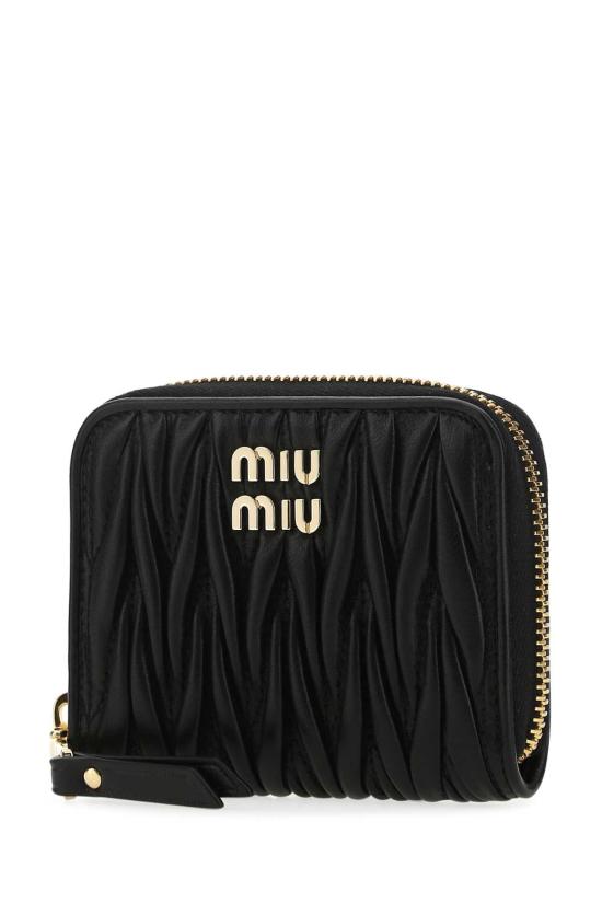 25SS 미우미우 지갑 5MM268AFPP F0002 BLACK - MIU MIU