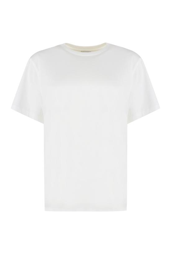  빈스 반팔 티셔츠 V017384404 137OWT White