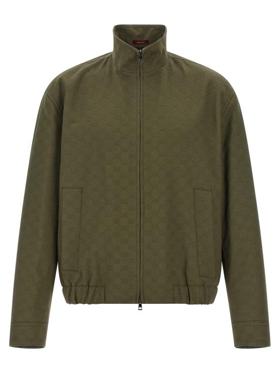 25FW 구찌 모노그램 패브릭 봄버 재킷 833484ZAF4S3065