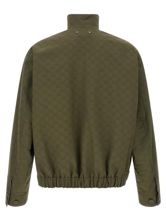25FW 구찌 모노그램 패브릭 봄버 재킷 833484ZAF4S3065 - GUCCI