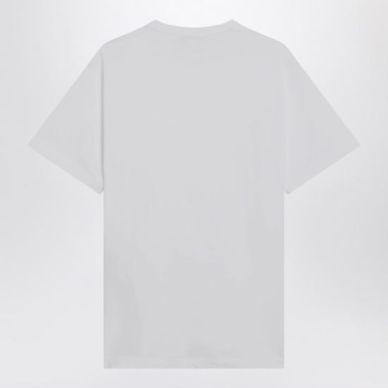  구찌 로고 자수 코튼 저지 반팔 티셔츠 837959XJHJR White - GUCCI