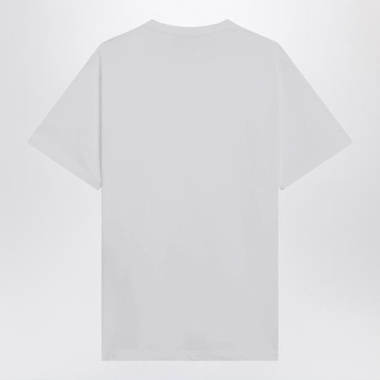 25FW 구찌 로고 자수 코튼 저지 반팔 티셔츠 837959XJHJR White - GUCCI
