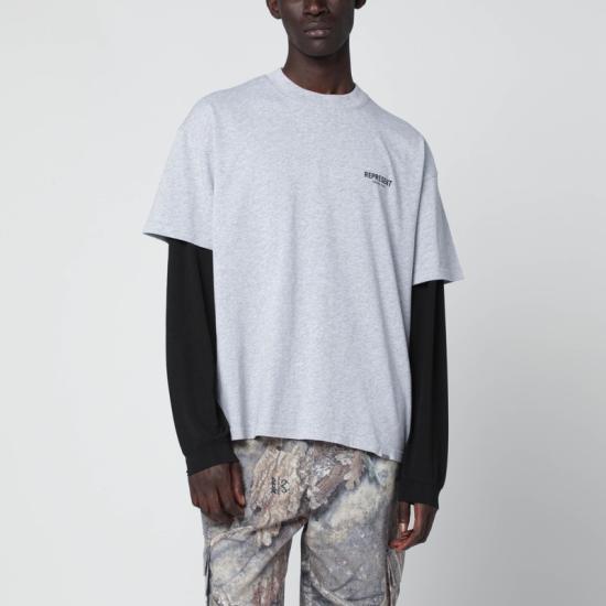 26SS 리프레젠트 반팔 티셔츠 OCM41114CO Grey