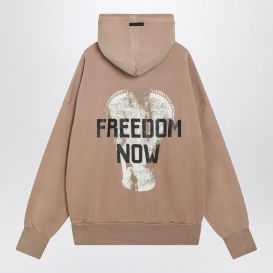 25FW 피어오브갓 에듀케이트 프렌치 테리 루드 티셔츠 FG25FW12 12112BHF Beige - FEAR OF GOD