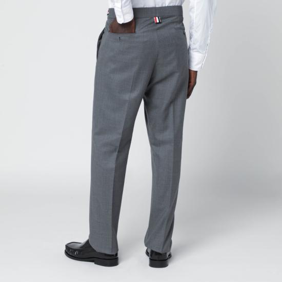  톰브라운 스트레이트 팬츠 MTC159A00626 Grey - THOM BROWNE