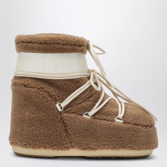 25FW 문부츠 아이콘 나일론 로우 부츠 80D1409700PL Beige