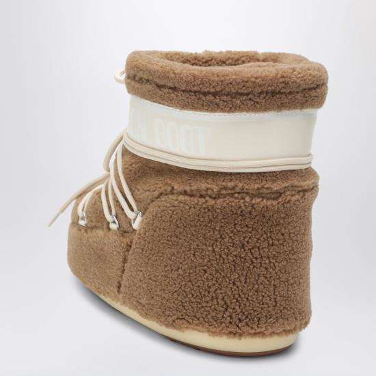 25FW 문부츠 아이콘 나일론 로우 부츠 80D1409700PL Beige - MOON BOOT