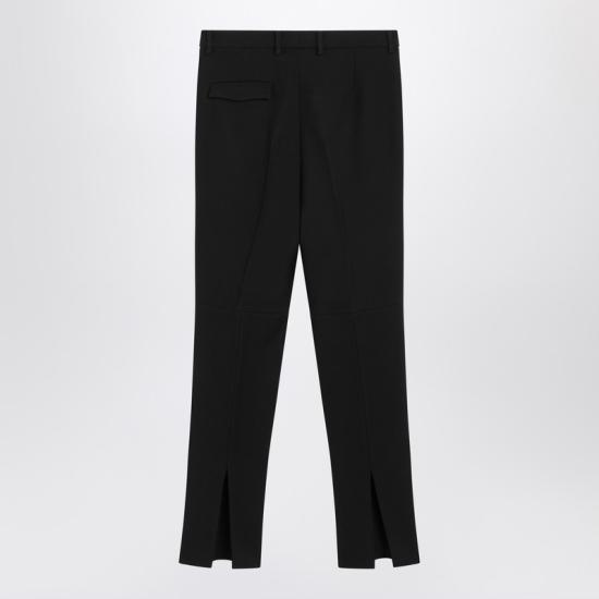 25FW 구찌 스트레이트 팬츠 851042Z7AXM Black - GUCCI