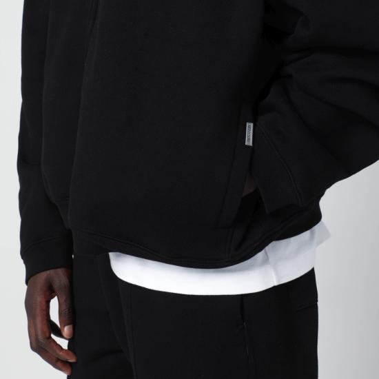 26SS 리프레젠트 이니셜 박시 후드 집업 INM414CO Black - REPRESENT
