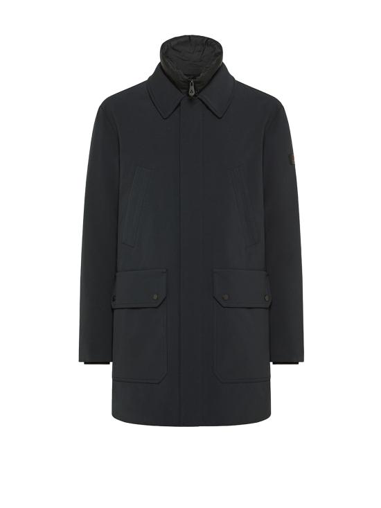 25FW 페트레이 로치 TJ 더블 넥 카코트 PEU5573 01191942215 Blue