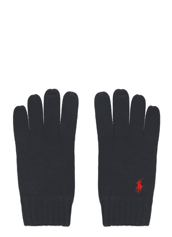 25FW 랄프 로렌 장갑 710886135 001 Black