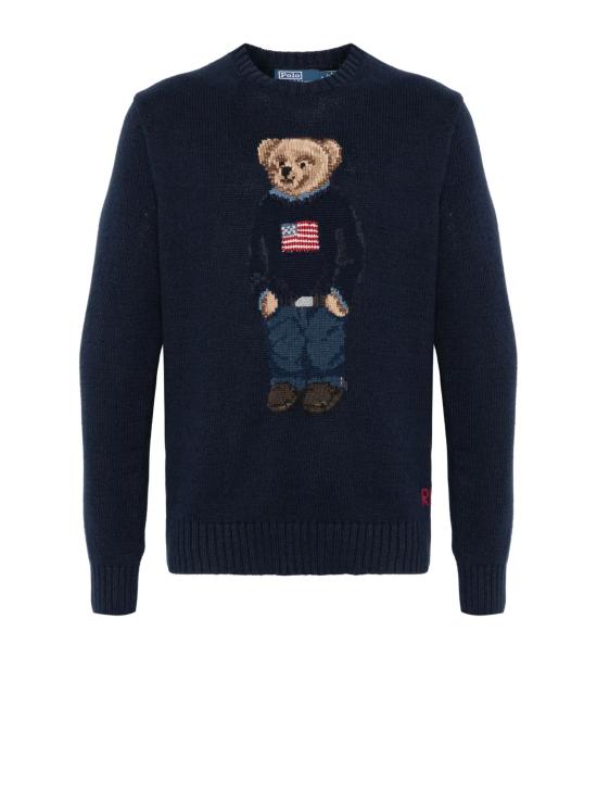 25FW 폴로 랄프로렌 스웨터 710946137 001 BEAR NAVY