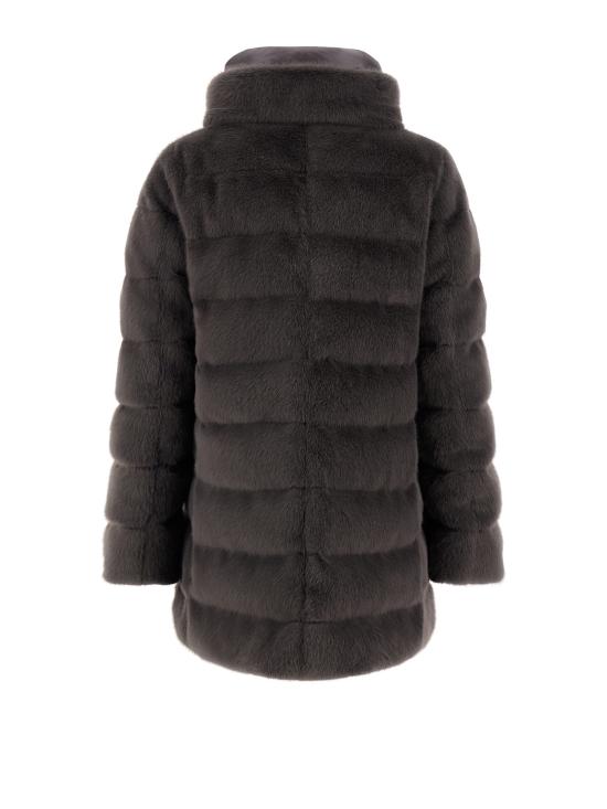 25FW 에르노 레이디 얼터너티브 퍼 & 울트라라이트 나일론 베스트 PI002123D 126309480 Grey - HERNO