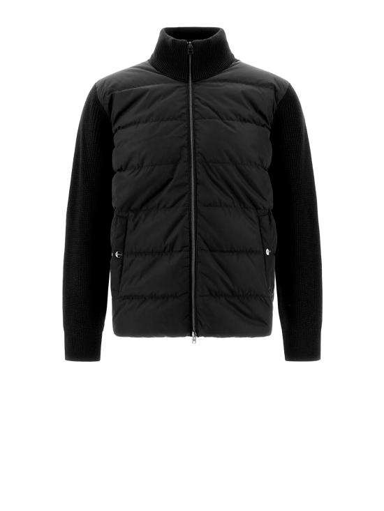 25FW 에르노 콘 스티치 울 & 핀갈 카디건 MP000126U 700619300 Black