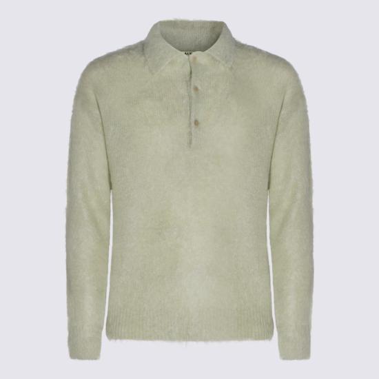 25FW 오라리 스웨터 A25AP01KMLIGHT KHAKI